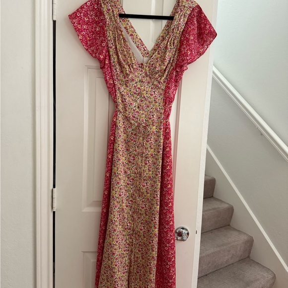 Cinq a Sept | Jessica Midi Floral Spring Summer Dress Size 8 - Picture 2 of 7